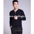 Inner Mongolia cashmere man's V neck sweater